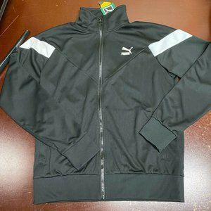 Puma Mens Black Full Zip Track Jacket Size Medium